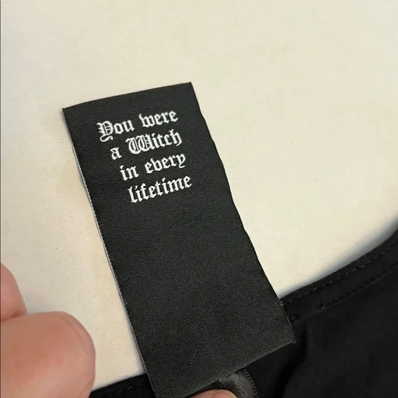 KILLSTAR BLACK GOTH RIPLEY TEE LONG MAXI HI-LOW  SHORT SLEEVE DRESS XXL - Picture 8 of 14